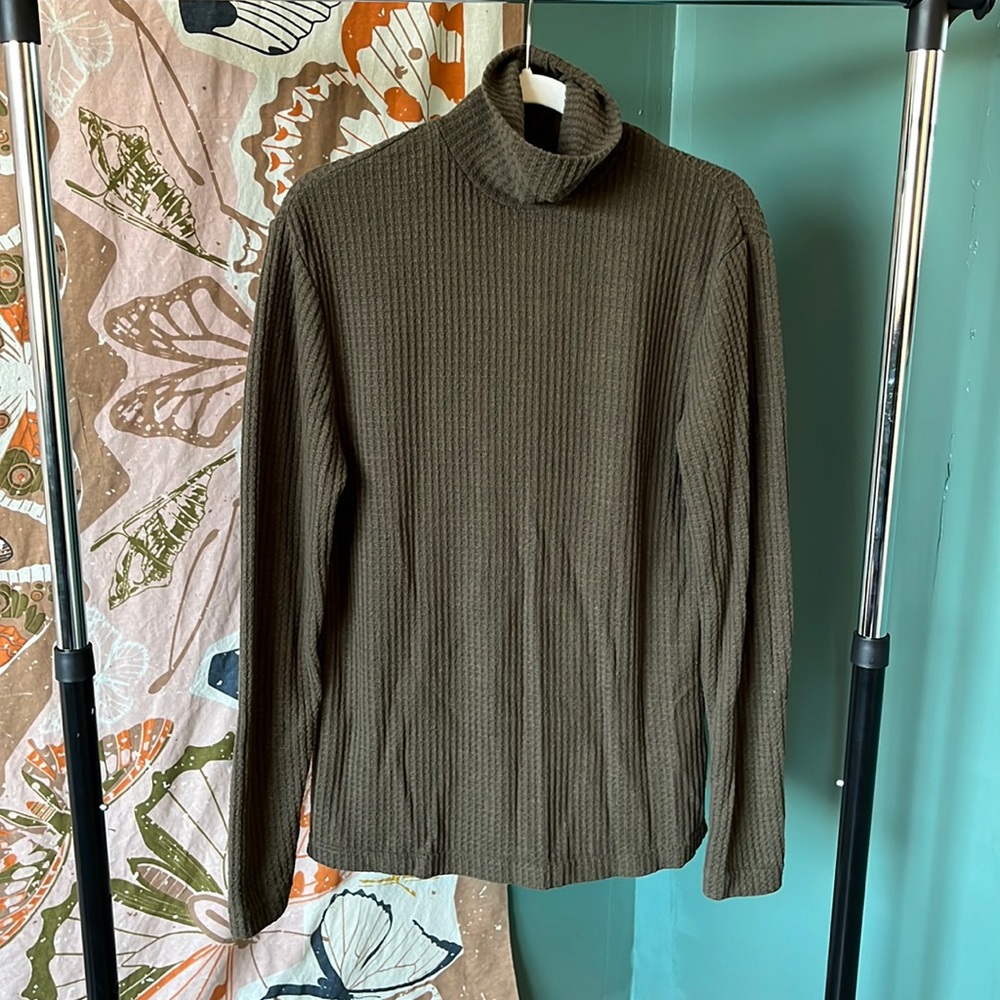 Waffle knit top
